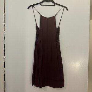 Free People Maroon Mini Dress, Beach Cover-up